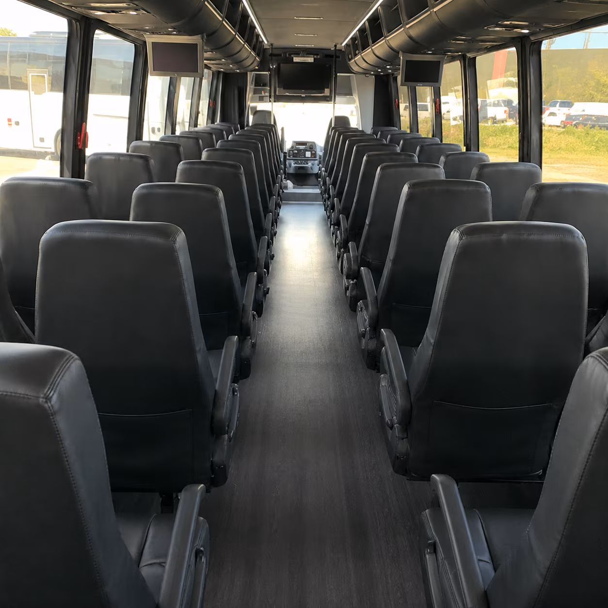 charter buses for multi stop whittier wedding weekends