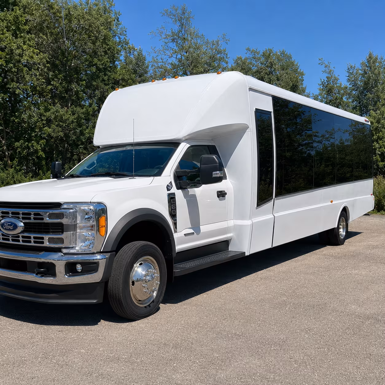 employee shuttle buses for whittier companies and office parks