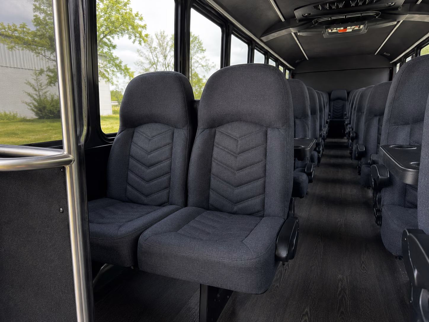 whittier 15 passenger minibus interior