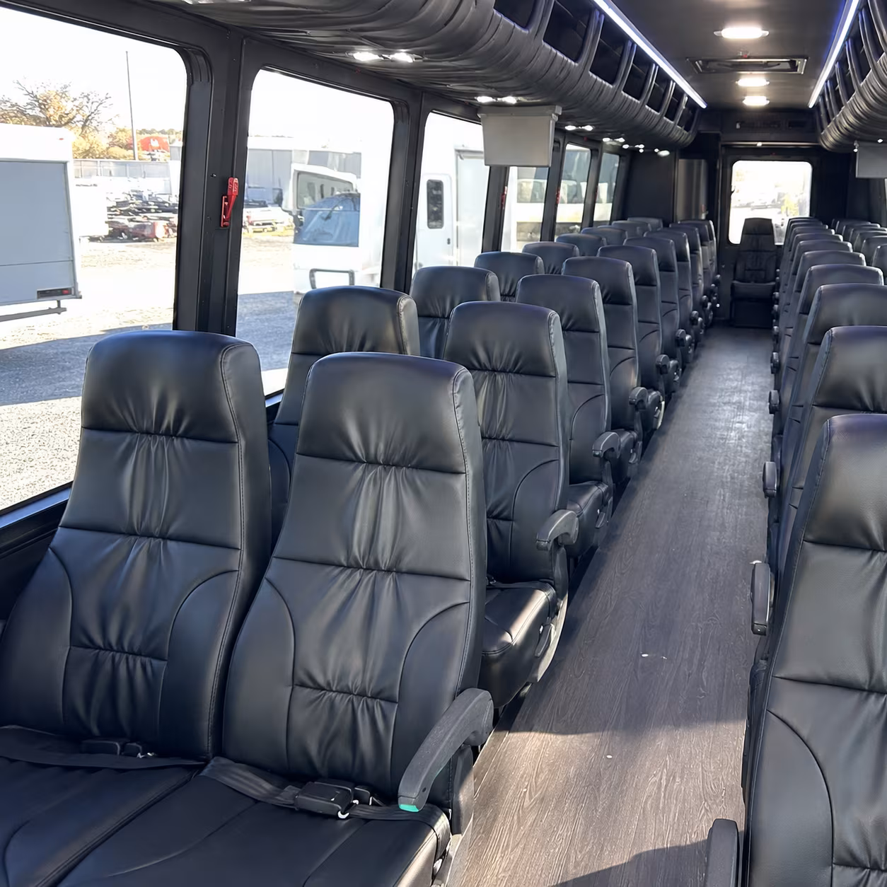 whittier 30 passenger minibus interior