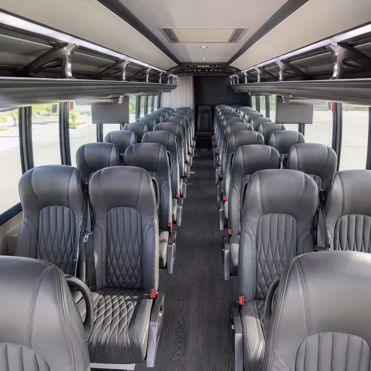 whittier 35 passenger minibus inside