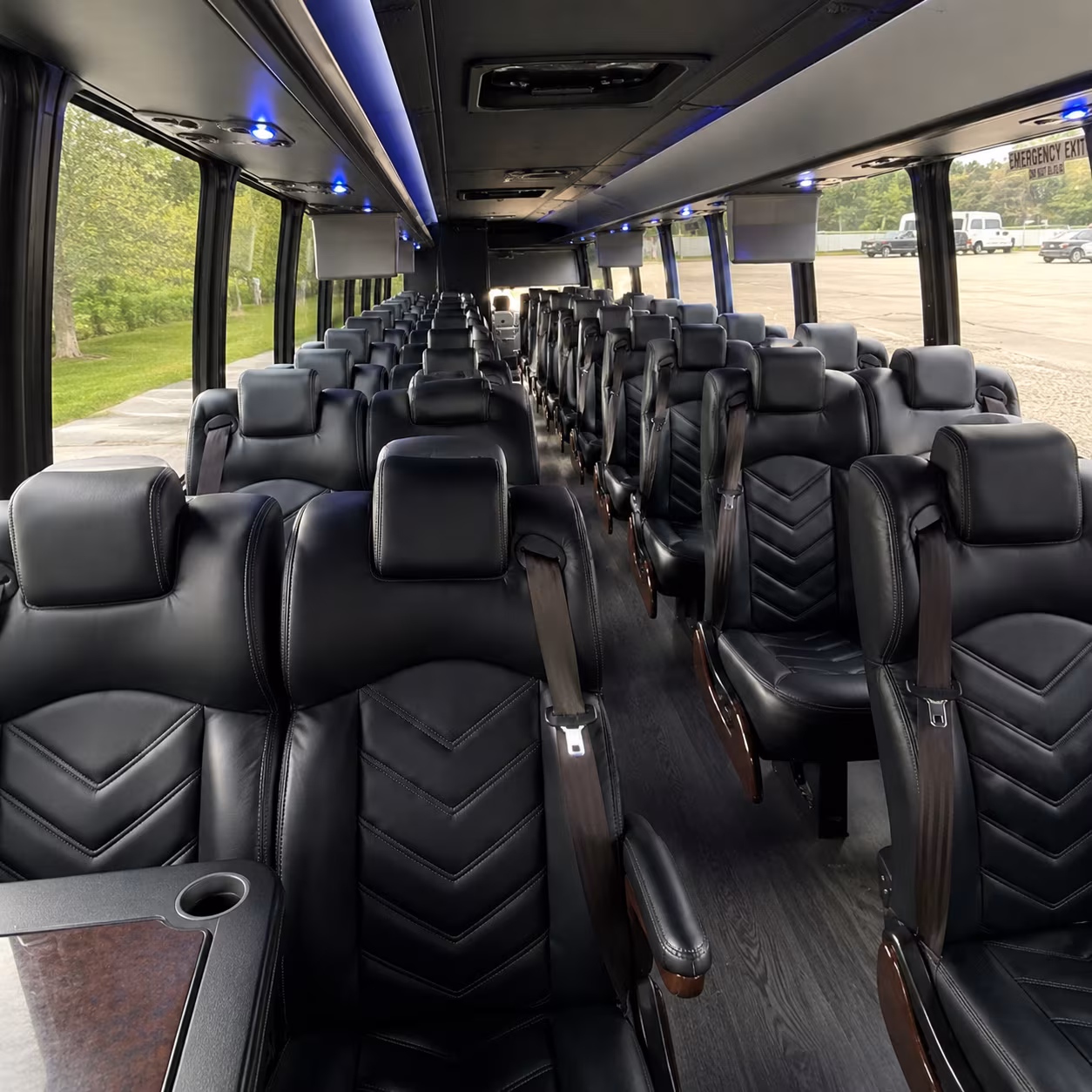 whittier concert transportation onboard seating